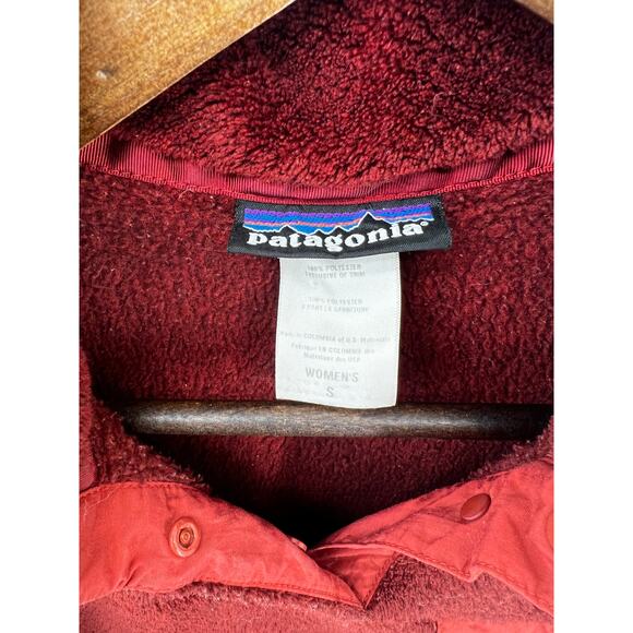 Patagonia Re-Tool Snap Synchilla Polartec T Fleece Rusted Iron Women's Size S - Picture 4 of 8